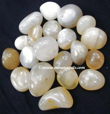 Manufacturers Exporters and Wholesale Suppliers of Yellow Agate Tumbled Khambhat Gujarat